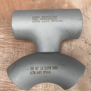 Rustfritt stål 1.4539 90 graders albuer